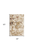 8' Natural And Brown Abstract Runner Rug