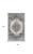 3' X 5' Blue And Grey Oriental Power Loom Non Skid Area Rug