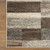 6' X 9' Beige Slate Gray And Brown Patchwork Area Rug