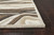 2' X 4' Beige Ivory And Black Wool Abstract Hand Tufted Area Rug