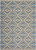 3' x 4' Blue Decorative Lattice Area Rug