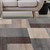 4' X 6' Gray Tan And Brown Patchwork Area Rug
