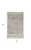 3' X 5' Ivory And Grey Abstract Power Loom Distressed Non Skid Area Rug