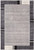4' X 6' Gray Modern Bordered Area Rug