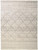 2' X 3' Gray and Ivory Geometric Hand Knotted Area Rug Viscose Decor