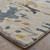 2' X 3' Gray Yellow And Blue Wool Abstract Tufted Handmade Stain Resistant Area Rug