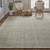 2' X 3' Tan And Green Hand Woven Area Rug