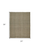 2' X 3' Tan And Green Hand Woven Area Rug