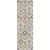 Homeroots Home Decor 10' Beige Ivory and Brown Floral Stain Resistant Runner Rug