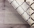5' x 7' Ivory Striped Weave Non Slip Rug Pad