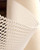 5' x 7' Ivory Striped Weave Non Slip Rug Pad