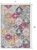15' Blue And Ivory Floral Runner Rug