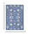 5' X 7' Ivory And Blue Floral Area Rug Polypropylene Decor