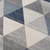2' X 13' Navy Blue Geometric Diamond Runner Rug