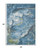 3' X 5' Teal Blue Green And Ivory Abstract Area Rug