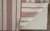 2' X 3' Red And Ivory Striped Dhurrie Hand Woven Stain Resistant Area Rug