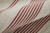 2' X 3' Red And Ivory Striped Dhurrie Hand Woven Stain Resistant Area Rug