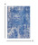 4' X 6' Blue And Ivory Abstract Distressed Area Rug