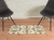 2' X 4' Ivory Green Blue Red Salmon And Yellow Floral Power Loom Stain Resistant Area Rug