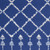 6' X 9' Ivory And Blue Geometric Area Rug Polypropylene Premium Quality