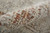 2' X 3' Gray Ivory And Burnt Orange Oriental Distressed Area Rug With Fringe
