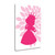Princess II Wrapped Canvas Print Living Room Wall Art