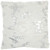Sequined White Accent Throw Pillow
