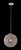 Modern Chrome Snowball Ceiling Lamp