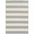 6' X 9' Grey Geometric Stain Resistant Indoor Outdoor Area Rug