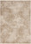 8'x10' Sand Ivory Machine Woven Distressed Traditional Indoor Area Rug