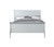 56" X 85" X 47" Platinum Wood Full Bed