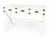 Modern White Campaign Style Desk
