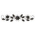 Black Enchanting Over The Door Metal Wall Decor