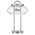 Garner 2-Light Satin Nickel Table Lamp
