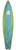 Rustic Aqua and Green Surfboard Wall Decor