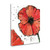 Not A California Poppy IV On White Wrapped Canvas Print Living Room Wall Art