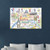 Homeroots Home Decor 48" Fun Illustrated Paris Map Canvas Wall Art