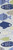 8' Light Blue Hand Hooked Oversized Sea Of Fish Indoor Runner Rug
