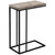 18.25" x 10.25" x 25.25" TaupeBlack Particle Board Metal Accent Table
