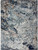 8’ x 10’ Navy and Gray Abstract Ice Area Rug
