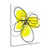 Yellow Petals Two 3 Wrapped Canvas Print Living Room Wall Art