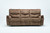 40" Elegant Light Brown Fabric Sofa