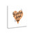 Small Things Great Love Pink 2 Wrapped Canvas Print Living Room Wall Art