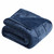Navy Blue Velvet Velvet Luxury Weighted Throw Blanket