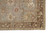 4' X 6' Gray Brown And Gold Wool Floral Hand Knotted Stain Resistant Area Rug With Fringe