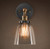 Barbara 1-Light Clear Glass Edison Wall Lamp With Light Bulb