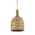 Brown Wicker Hanging Pendant Light