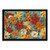 Bright Expressive Garden 17 Black Picture Frame Print Wall Art