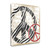 Peace Zebra 1 Wrapped Canvas Print Living Room Wall Art