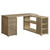 47.25" x 60" x 29" Natural Particle Board Hollow Core Computer Desk